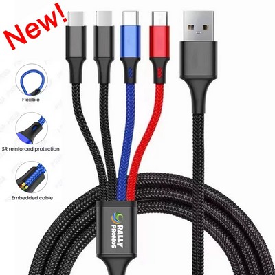 47.2 Inch 4 In 1 USB Fast Charging Cable