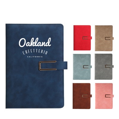 A5 Magnetic Buckle Pu Leather Notebook
