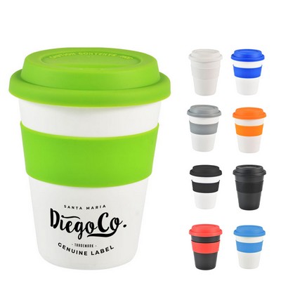 12oz Coffee Cup w/ Silicone Lid