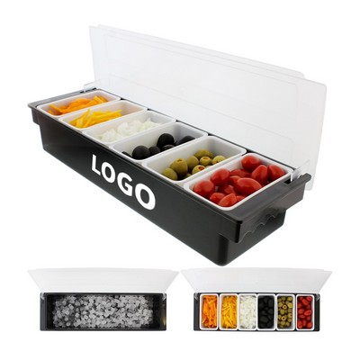 Six Grids Fruit Salad Platter