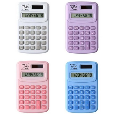 Portable Colorful Mini Calculator.