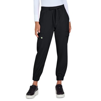 koi - Planet koi - Women's Six-Pocket Jogger-Style Eco-Friendly Elastic Drawstring Terra Pant