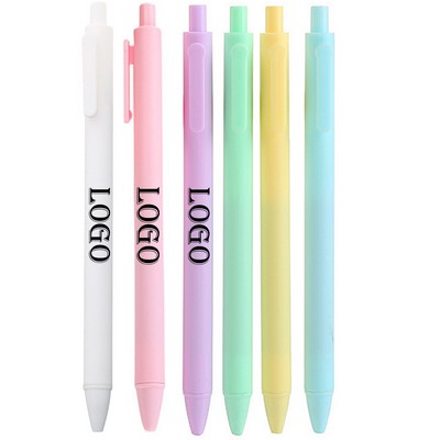 Macaron Colored Plastic Ballpoint Pen