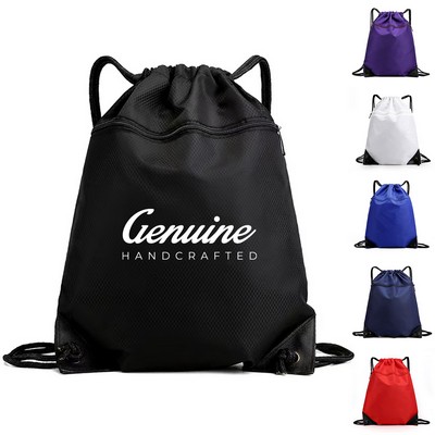 Clear PVC Drawstring Backpack