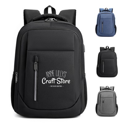 Waterproof Zip Laptop Backpack