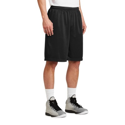 Sport-Tek Long PosiCharge Classic Mesh Short.