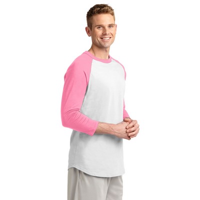 Sport-Tek Colorblock Raglan Jersey.