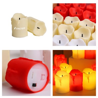 Realistic Dripping Wax LED Electronic Candle