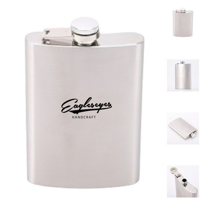 6 Oz Stainless Steel Flask