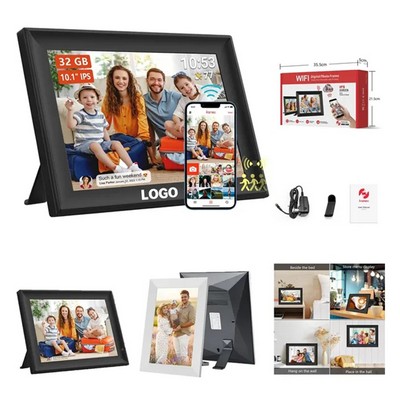 10.1" Digital Picture Frame w/32GB Storage