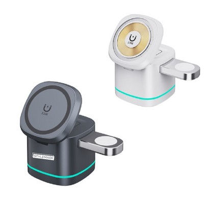 3 in 1 Wireless Charging Station