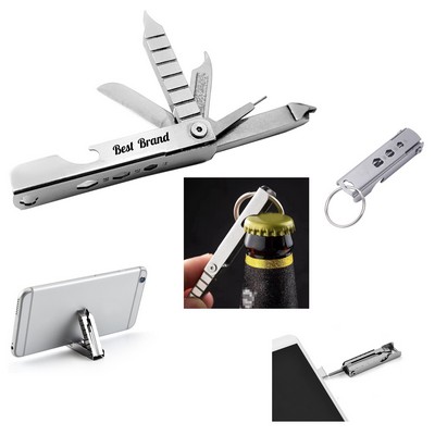 Multi-function EDC Pocket Screwdriver Tool with Keychain