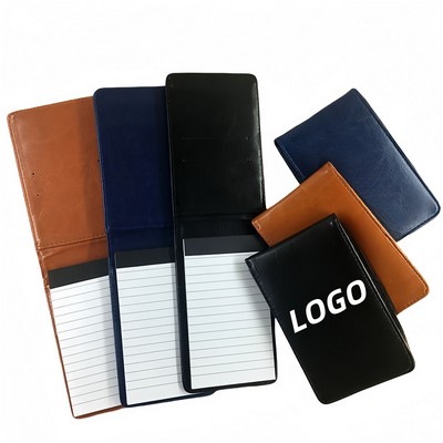 PU Mini Carry On A7 Pocket Notebook Tear off Ruled Notebook