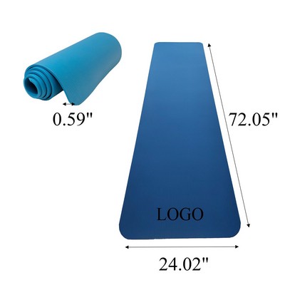 NBR Yoga Mat Thickened 3/5inches