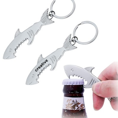 Shark Bottle Opener W/ Keychain