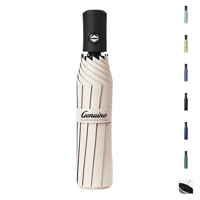 Reflective Windproof Inverted Umbrella with 12 Rib