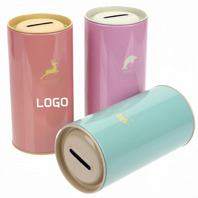 Cartoon Animal Tinplate Money Cans