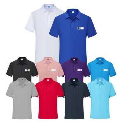 Polo Shirt Short Pique Jersey Golf Shirt