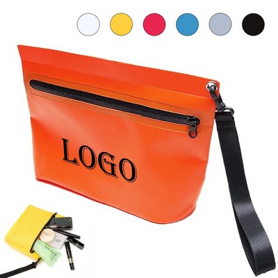 PVC Waterproof Travel Pouch Bag w/Plastic Hook
