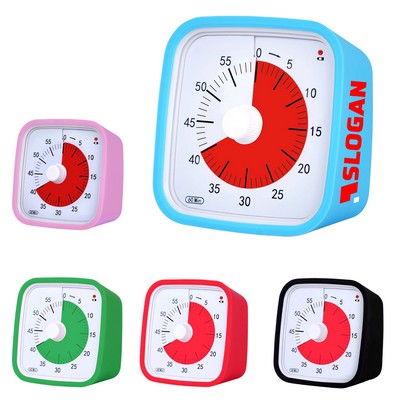 Mute Timer 60 Minutes, 3.2" x 3.2" x 2"