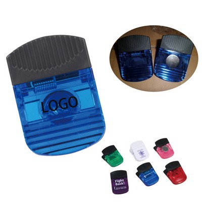 Magnetic Plastic Square Spring Clips for Fridge Notes