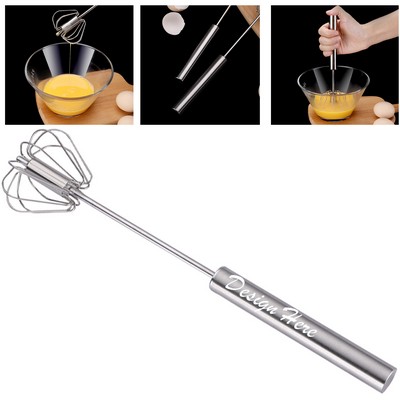 Stainless Steel Semi-Automatic Egg Beater