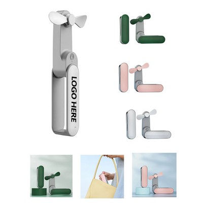 Rechargeable Foldable Pocket Handheld Fan