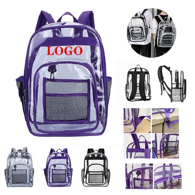 Clear PVC Campus Backpack