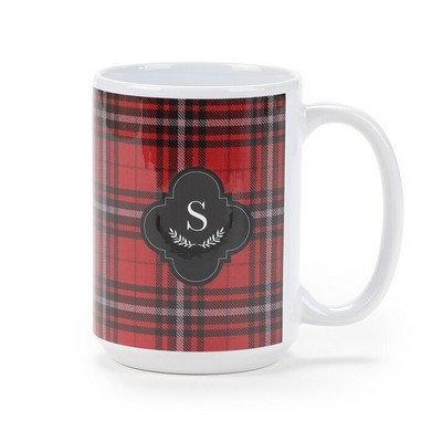 15 Oz. Family Plaid Mug