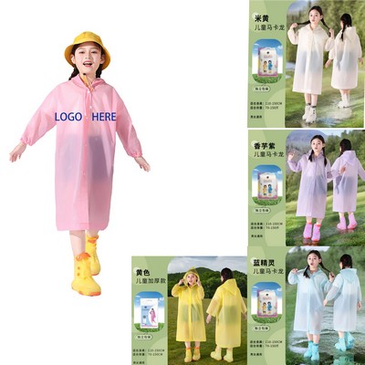 Children's Disposable Portable Raincoat