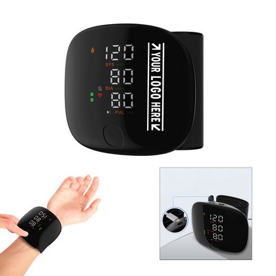 Wrist Voice Blood Pressure Monitor Home Electronic Blood