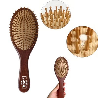 Wooden Bristle Hair Brush