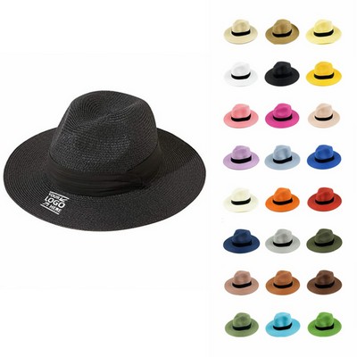 Unisex Travel Beach Paper Straw Hat