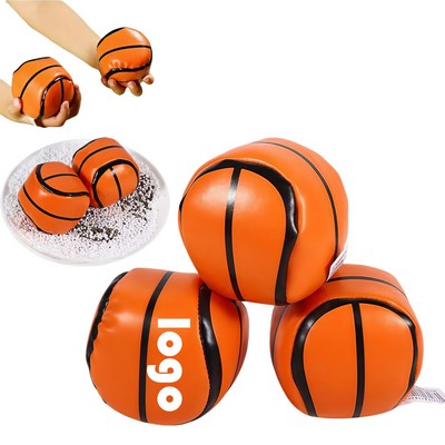 3" Basketball Soft Squeezable Stress Ball - Stress Reliever