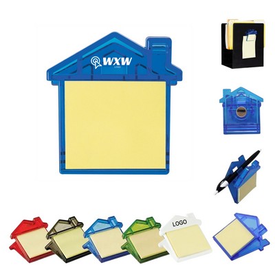 House Shaped Magnet Clips Sticky Notes