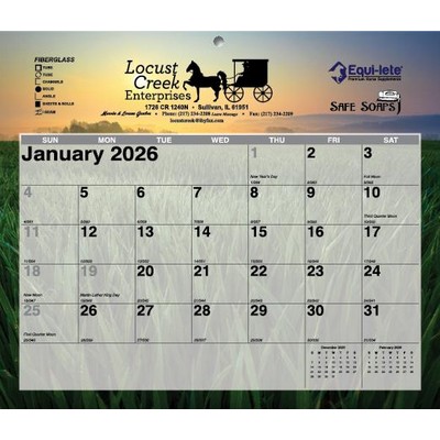 Mini Tear Off Sheet Calendar - Agriculture