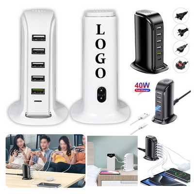 Universal 6-Port USB Charging Hub