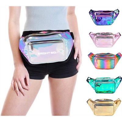 Holographic Rave Belt Bag