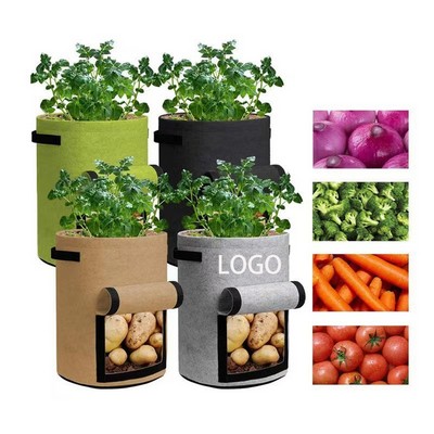 10 Gallon Garden Planting Felt Grow Bags MOQ 50