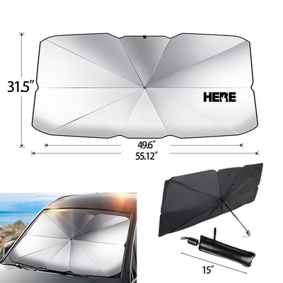 Titanium Silver Car Sunshade
