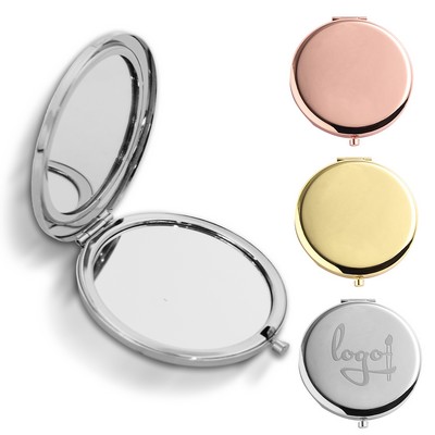 Metal Double-Sided Compact Mirror