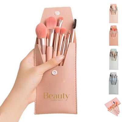 8 in 1 Travel Makeup Brush Set