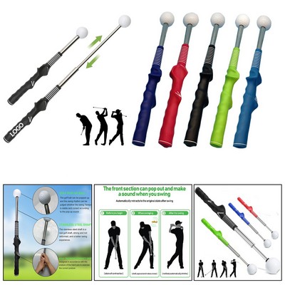 Retractable Golf Swing Trainer Stick