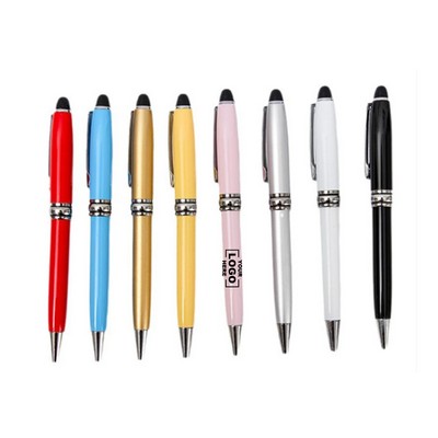 Multicolored metal pen signature pen