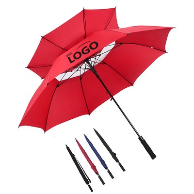 Double Canopy Automatic Open Golf Umbrella