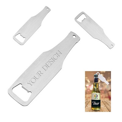 Bottle Shaped Stainless Steel Opener