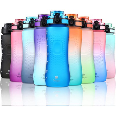 Motivational Water Bottle with Time Marker,