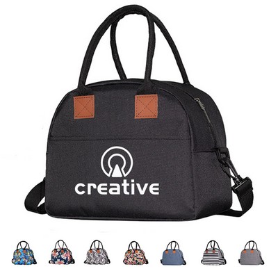 Insulated Lunch Cooler Bag W/ Adjustable Strap