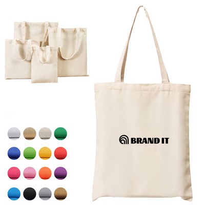 12 Oz Natural Color Cotton Canvas Tote Bag