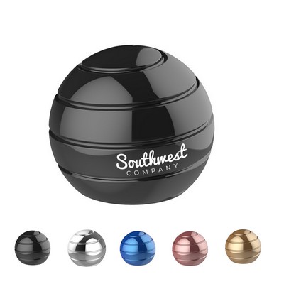Aluminum Full Body Optical Illusion Fidget Spinner Ball